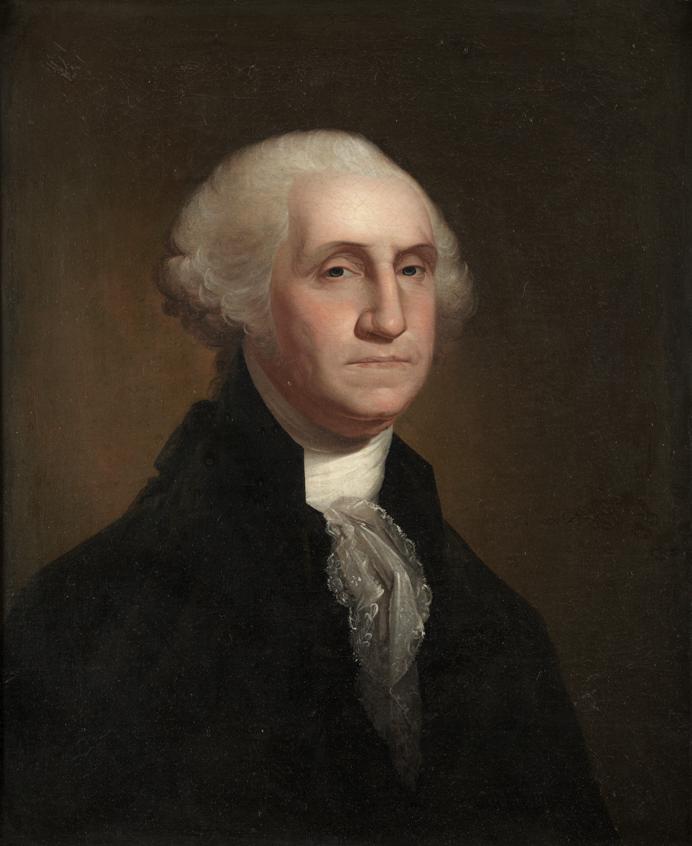 乔治·华盛顿(取自吉尔伯特·斯图尔特在雅典娜神庙的肖像)