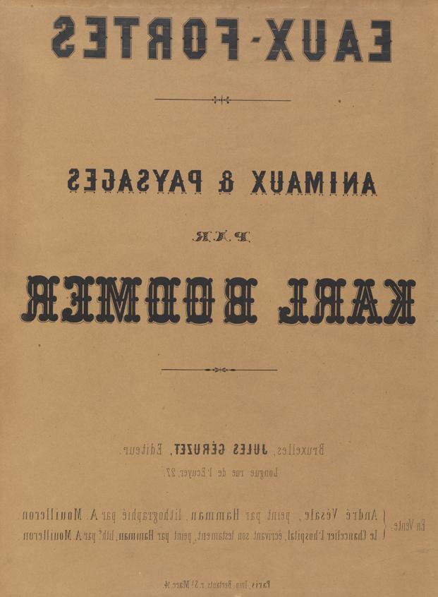 Animaux et Paysages [title page]