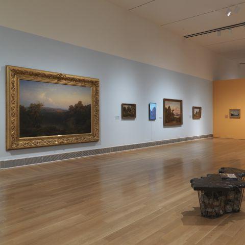 installation view of "from the schuylkill to the hudson"